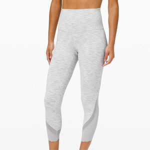 Lululemon Wunder Under Crop II 24" Leggings Gray Size 6